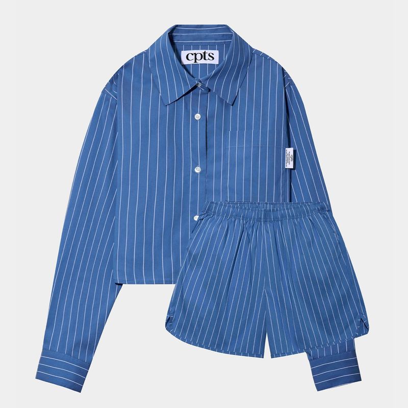CPTS（シーピーティーエス）の「STRIPED POPLIN SHIRTS SET_BLUE（Setup）」