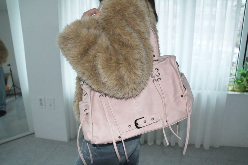 Mat Washing Strap Shoulder Bag Crossbag (3colors)