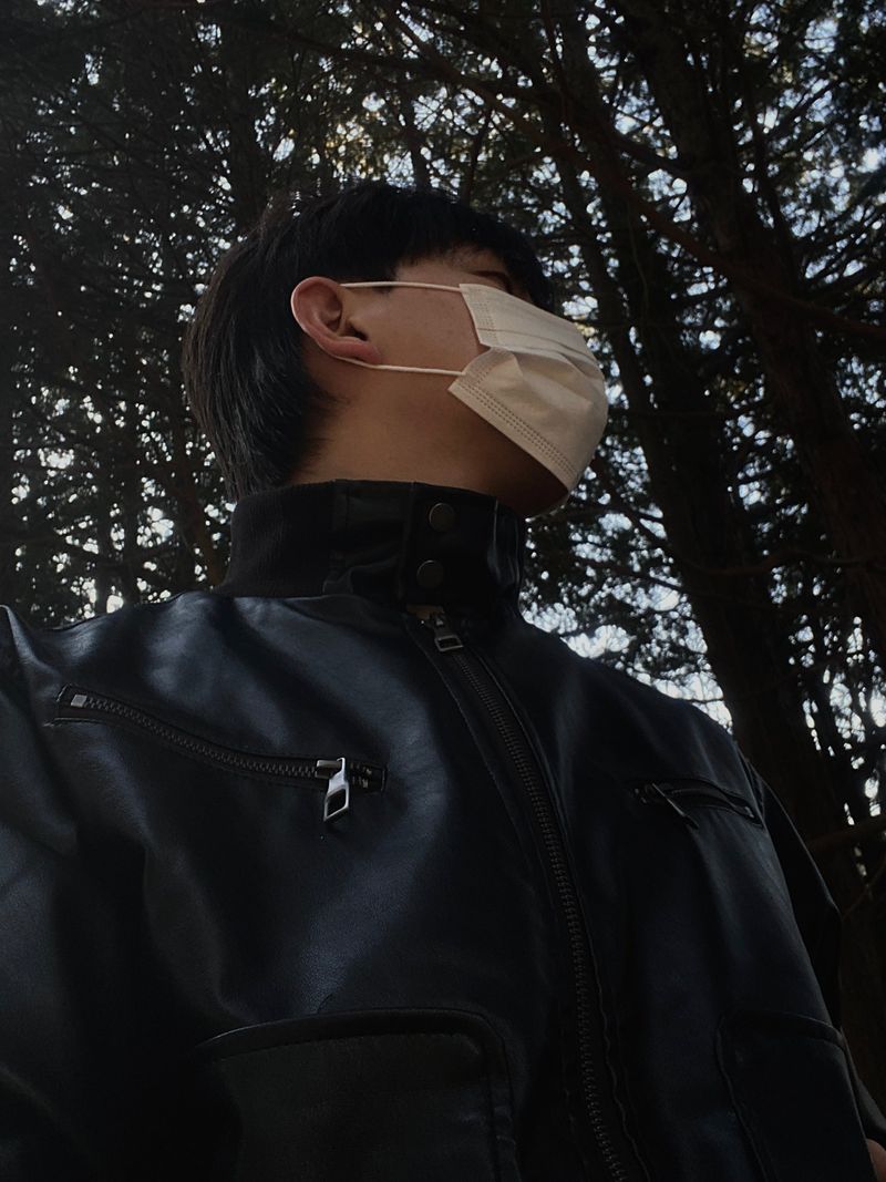 Claude High-Neck Cropped Leather Jacket 2C