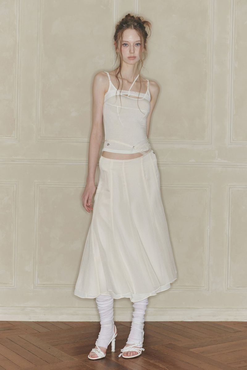 MOONFLOWER SKIRT cream