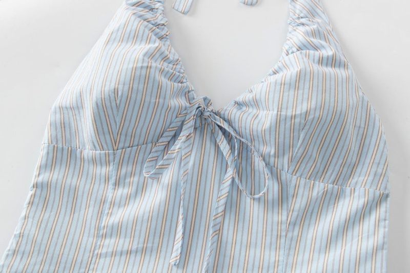 Celia Stripe Halter Top