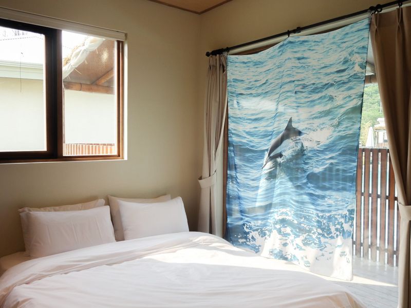 Dolphin towards Freedom, fabric poster