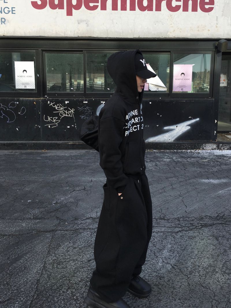 [SET] Lolly Divine Eyelet Crop Hoodie 2C