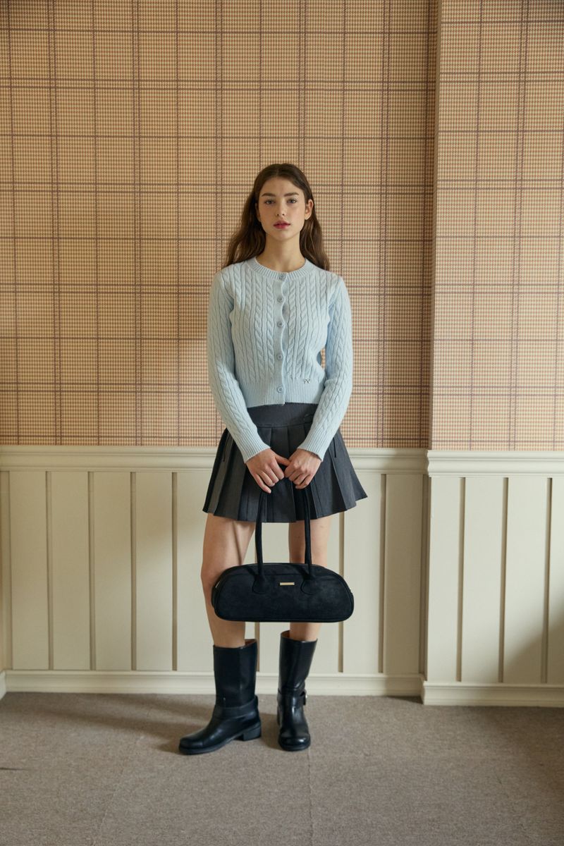 SUEDE BAGUETTE BAG (2 COLORS)