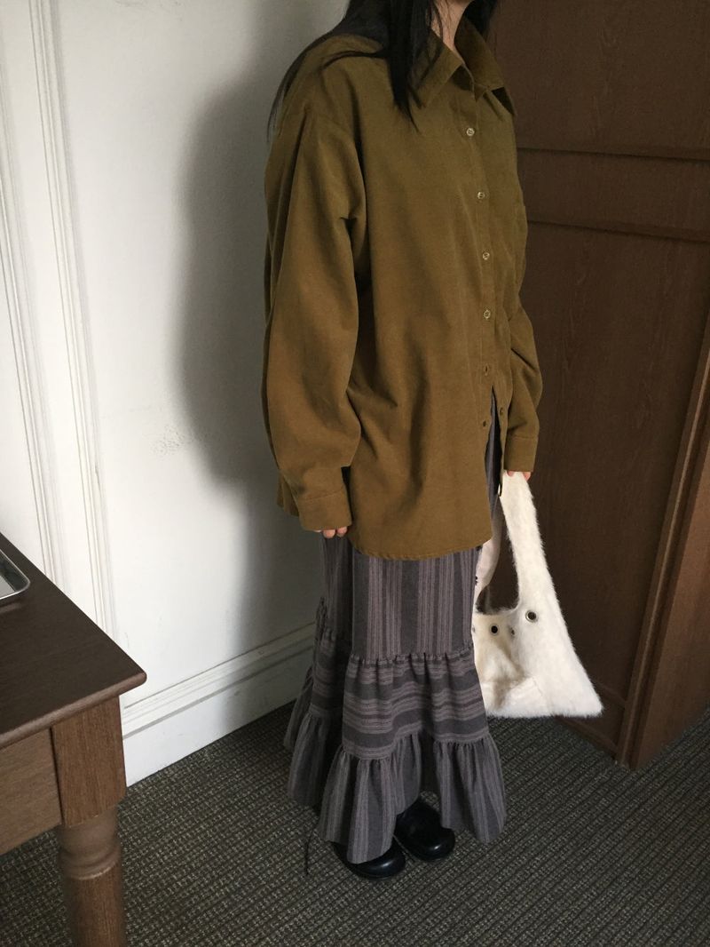 [MD Pick]Winder Stripe Skirt (1color)