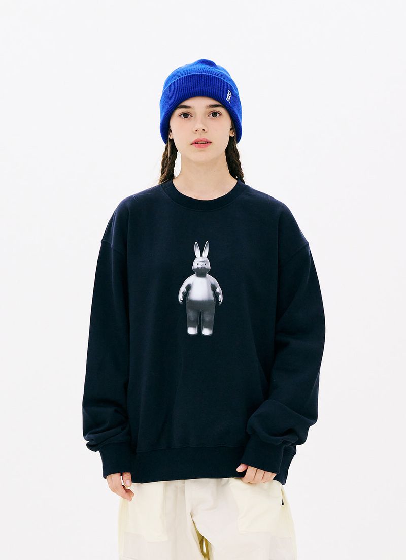 3D RABBIT CREWNECK