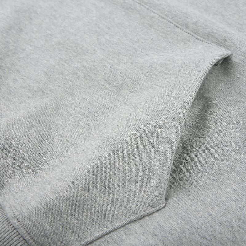 MVR PATCH LOGO SLEEK HOODIE SWEATSHIRT GRAY