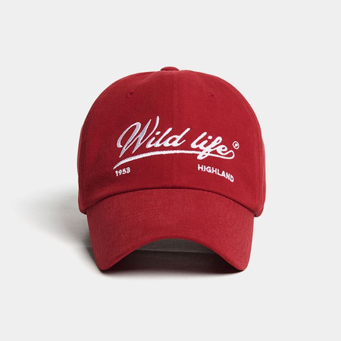 WILD LIFE CAP DARK RED