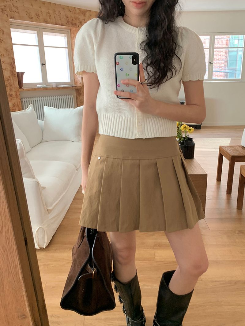 [MADE] Rendez Cashmere Puff Cardigan