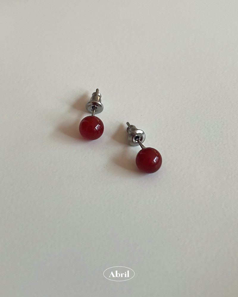 Abril（アブリル）の「レッドキャンディーピアス（アクセサリー）」