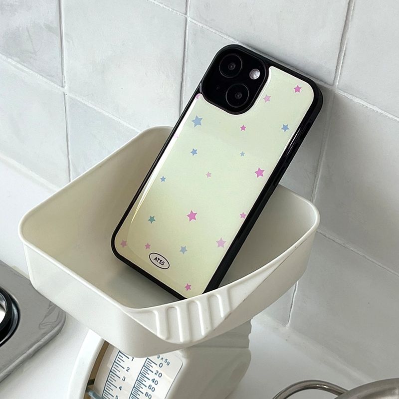 Pastel star epoxy bumper case(remon chiffon)
