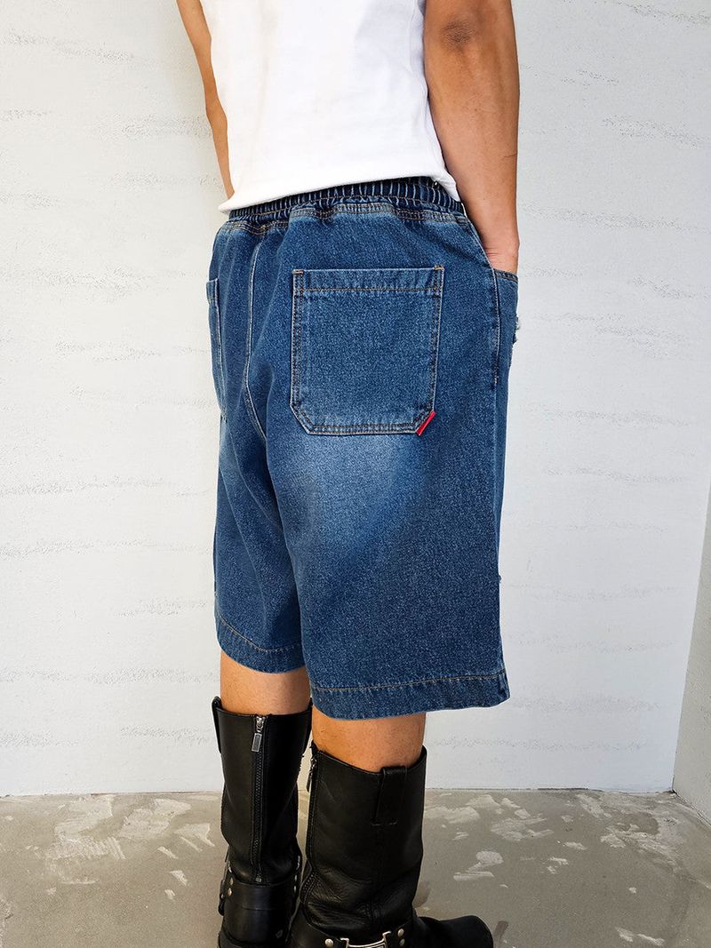 VENTIQUE Damages Bermuda denim PT 2color
