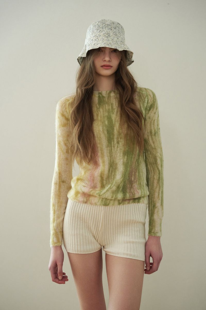 BOUQUET bucket hat_white