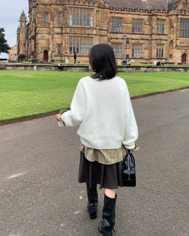 [ORIGINAL] Andy Wool Pleated Skirt