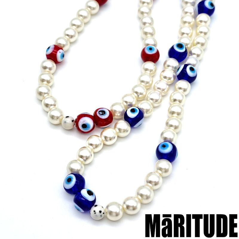EVIL EYE NECKLACE (2COLOR)