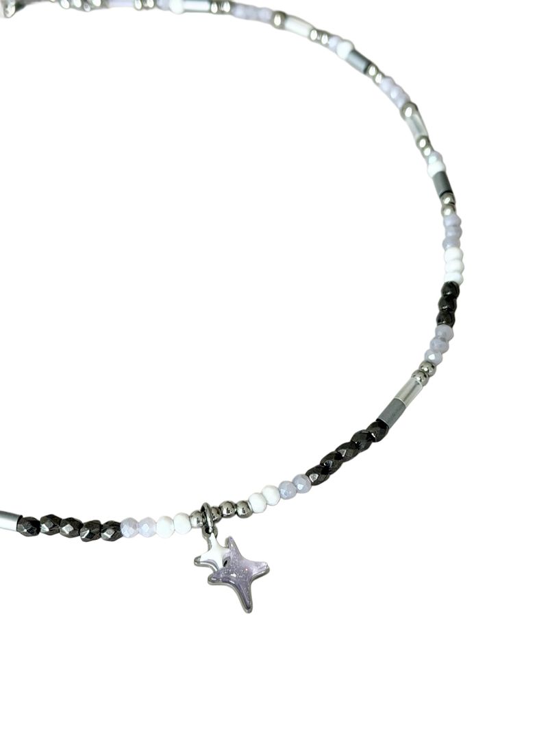 MADE purple star necklace