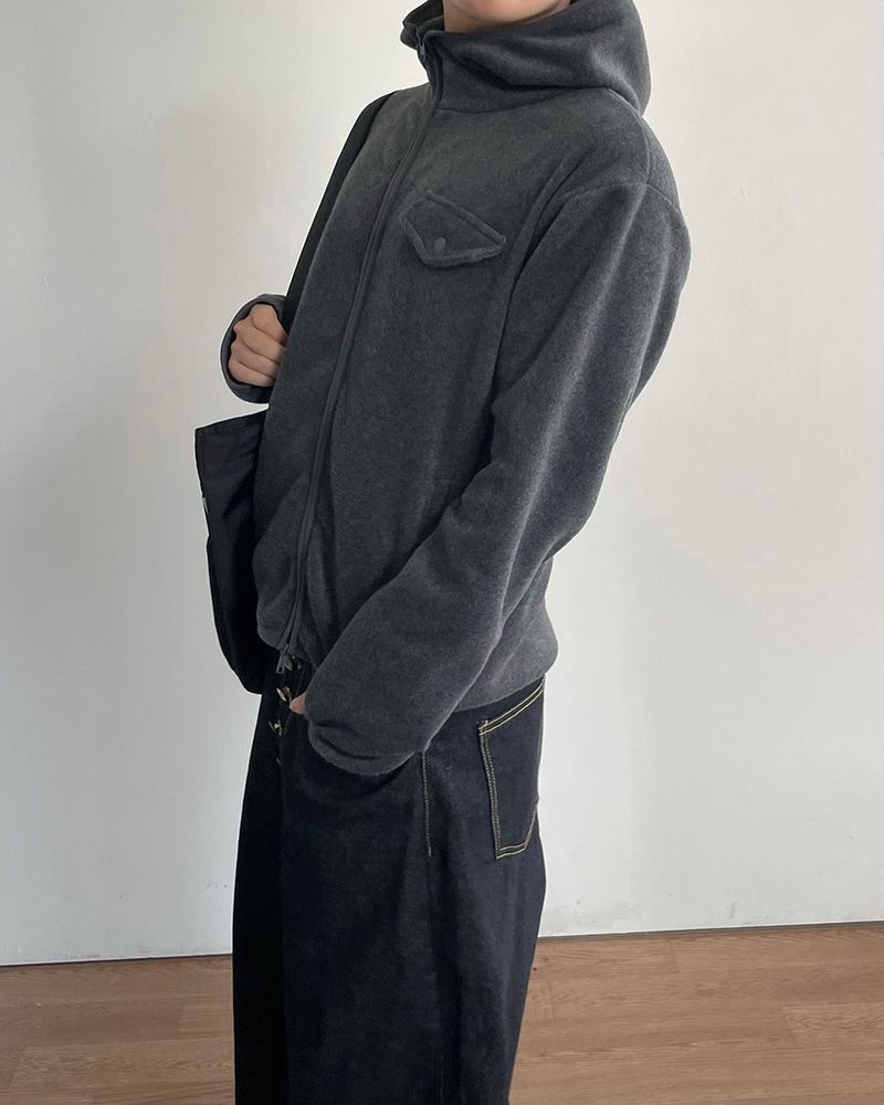 Noti Fleece Hood Zip-up