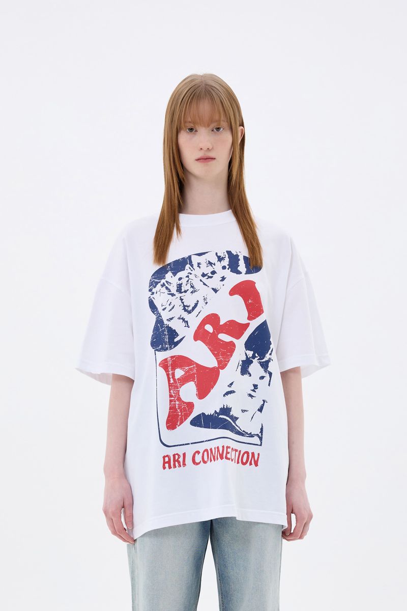 ARIKIM（アリキム）の「PURRING T-SHIRT / WHITE（Tops）」