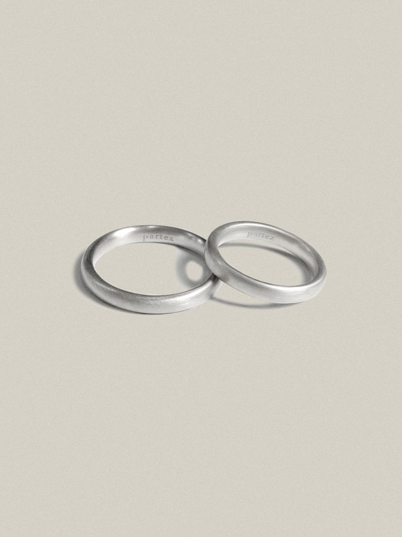 Signature O ring - Matt Silver