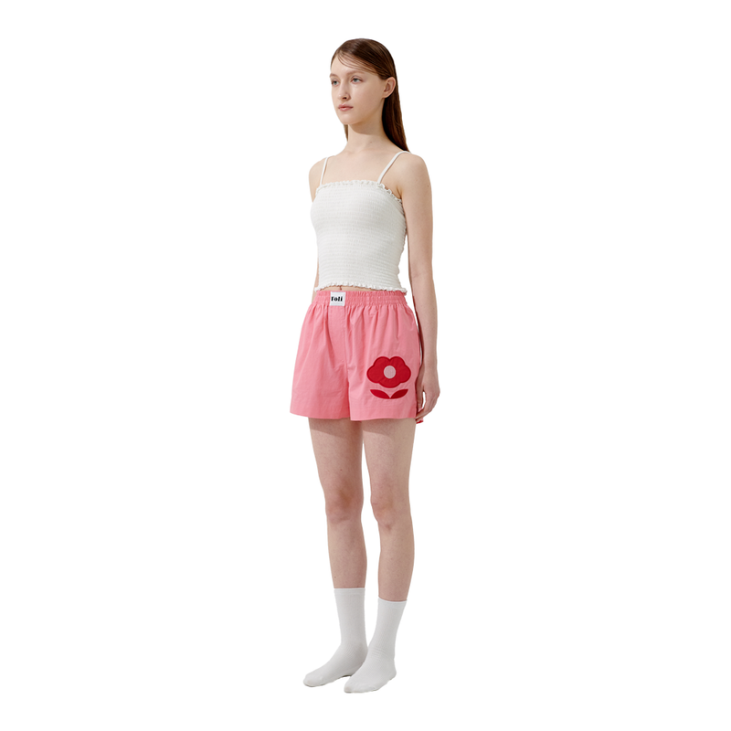 Foli(フォリー)の「(W) Foli Garden PJ Shorts Pink(Pants)」