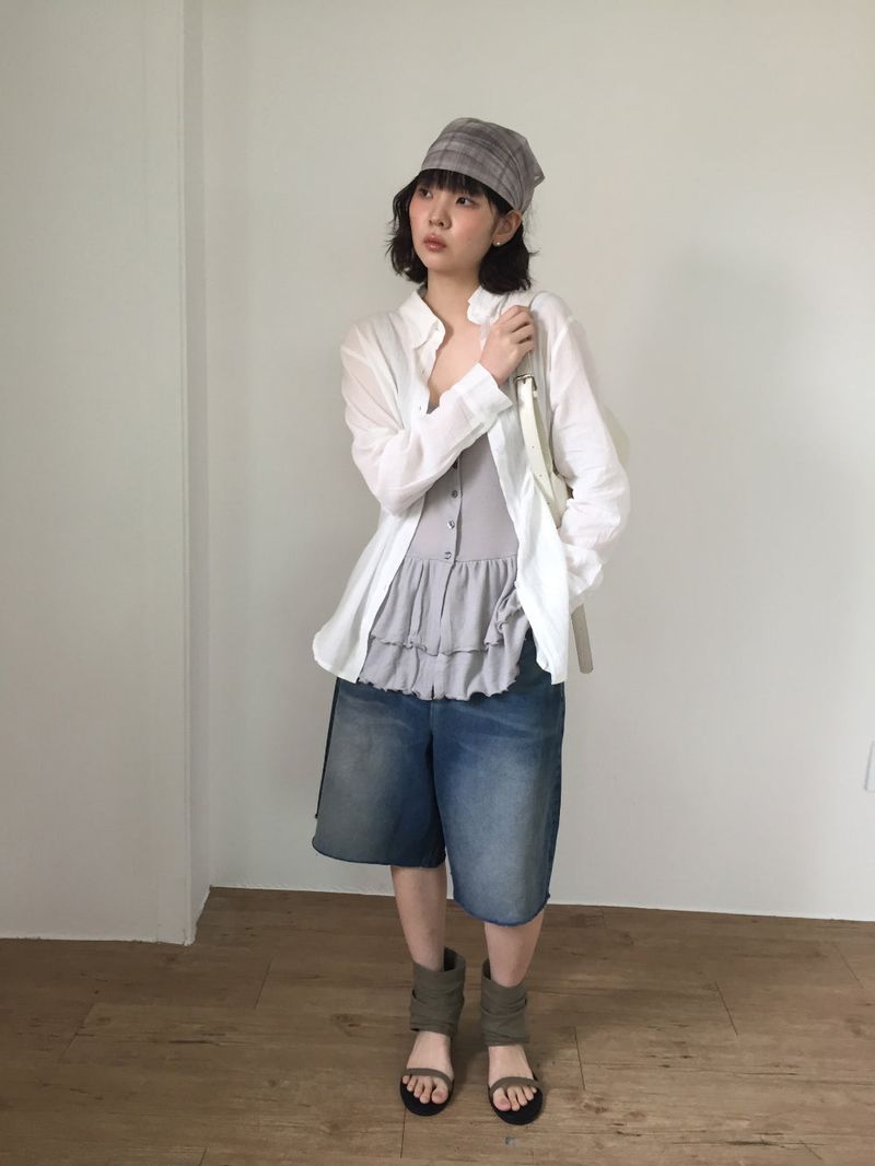 Salty Bermuda Denim Pants (1color)