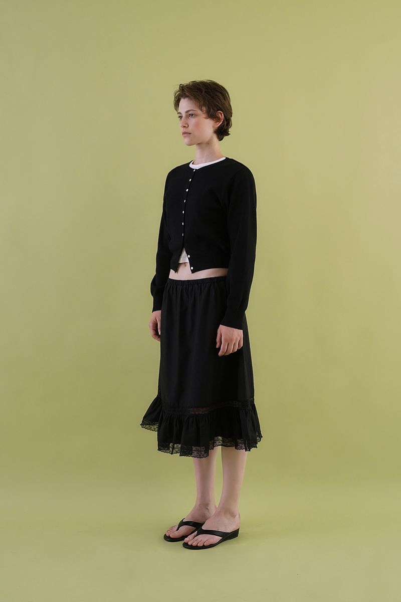 Faye lace skirt_black