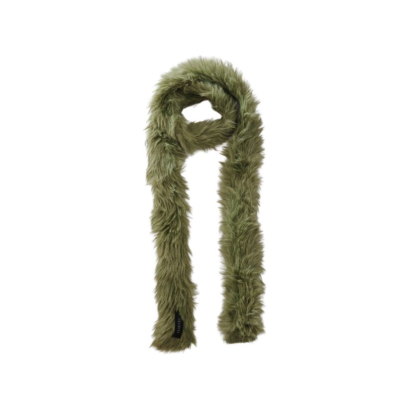 Winter Hairy Muffler (khaki)
