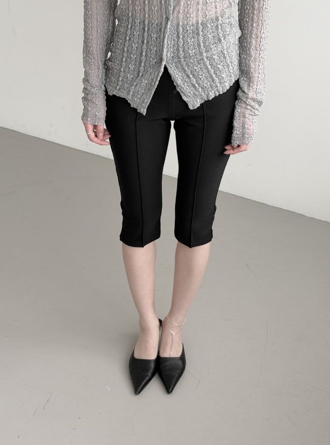 Lay See-through Embossed Lace Cardigan
