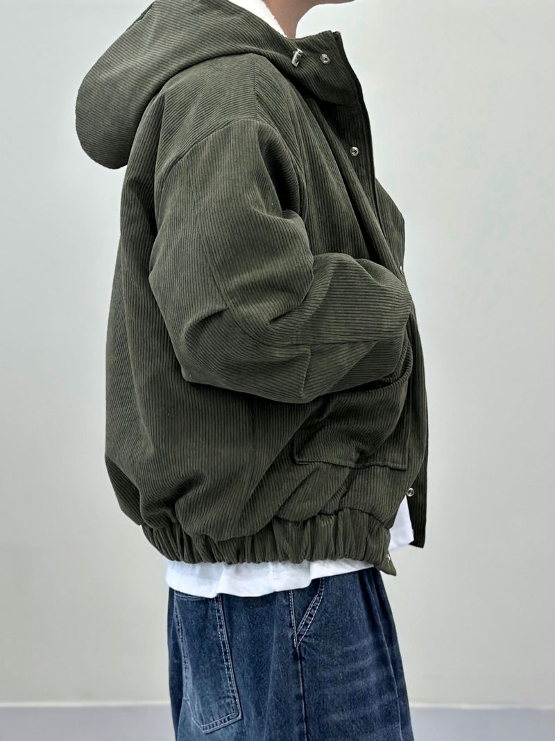 Number Jack Corduroy Hooded Jacket 3C