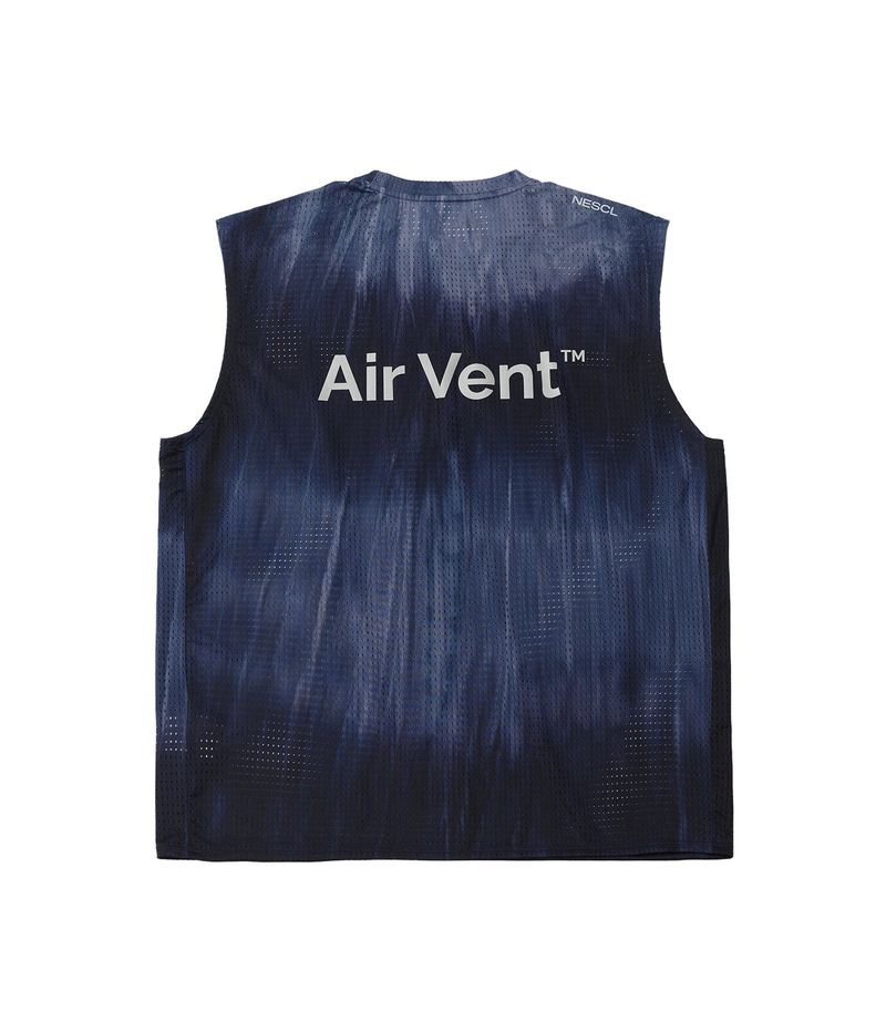 Air Vent Tie-Dye Racing Singlet (Blue)