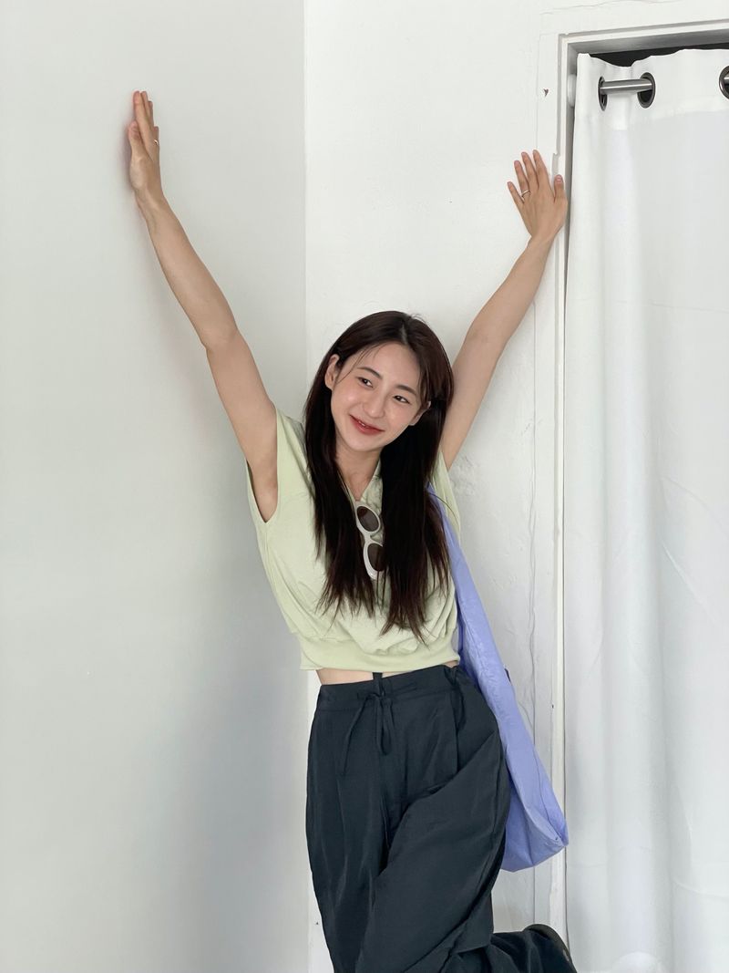Pastel big shoulder bag