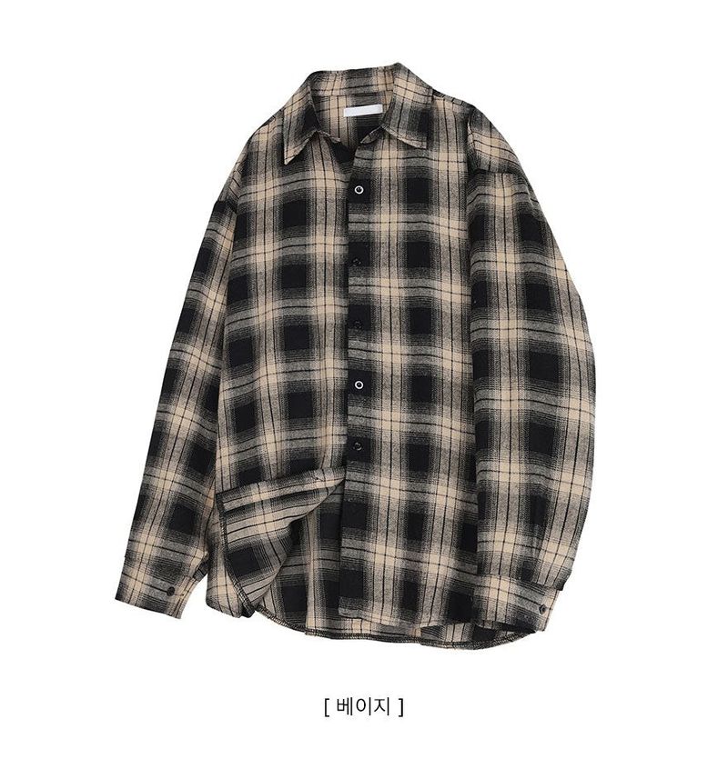 Lue Loose Fit Checkered Shirt