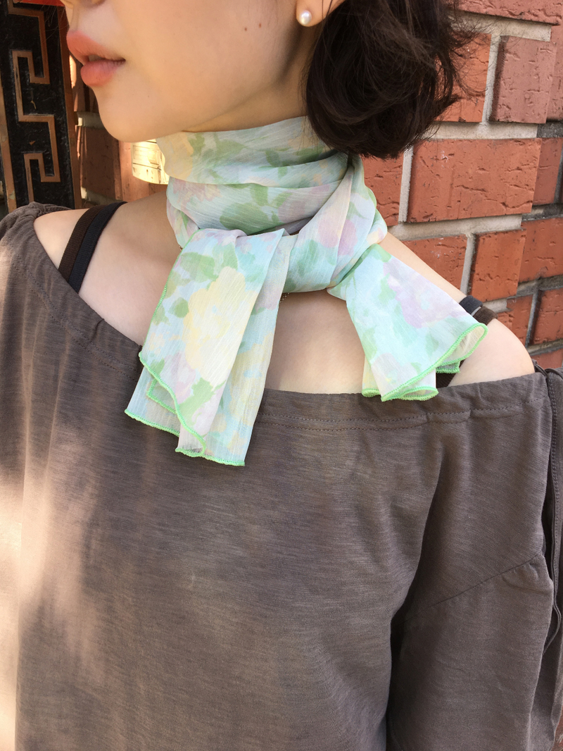 Misty Bloom scarf (2color)