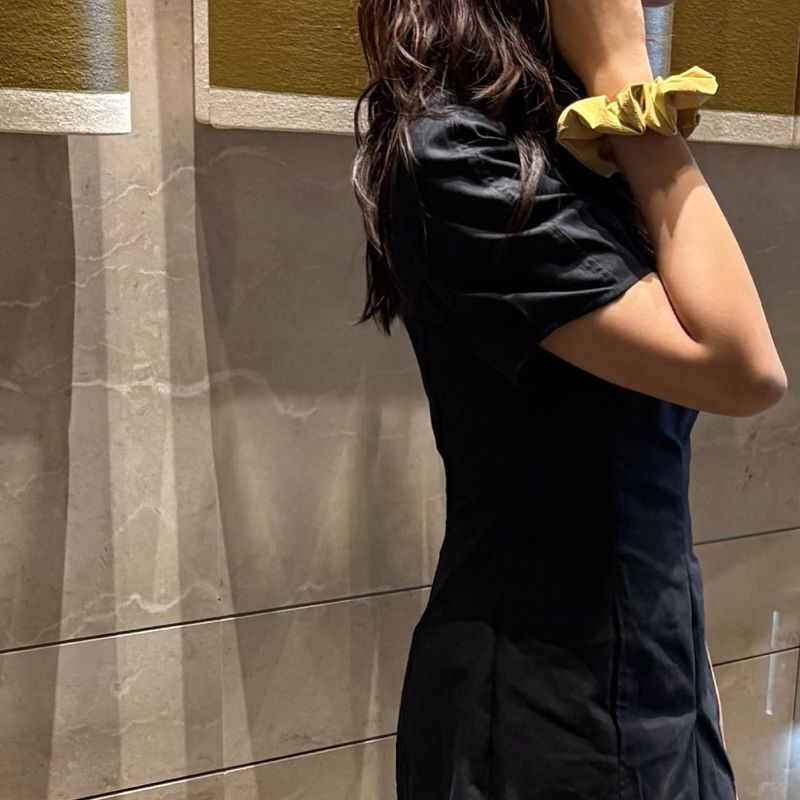 Sunny Dry Scrunchie (MUSTARD)