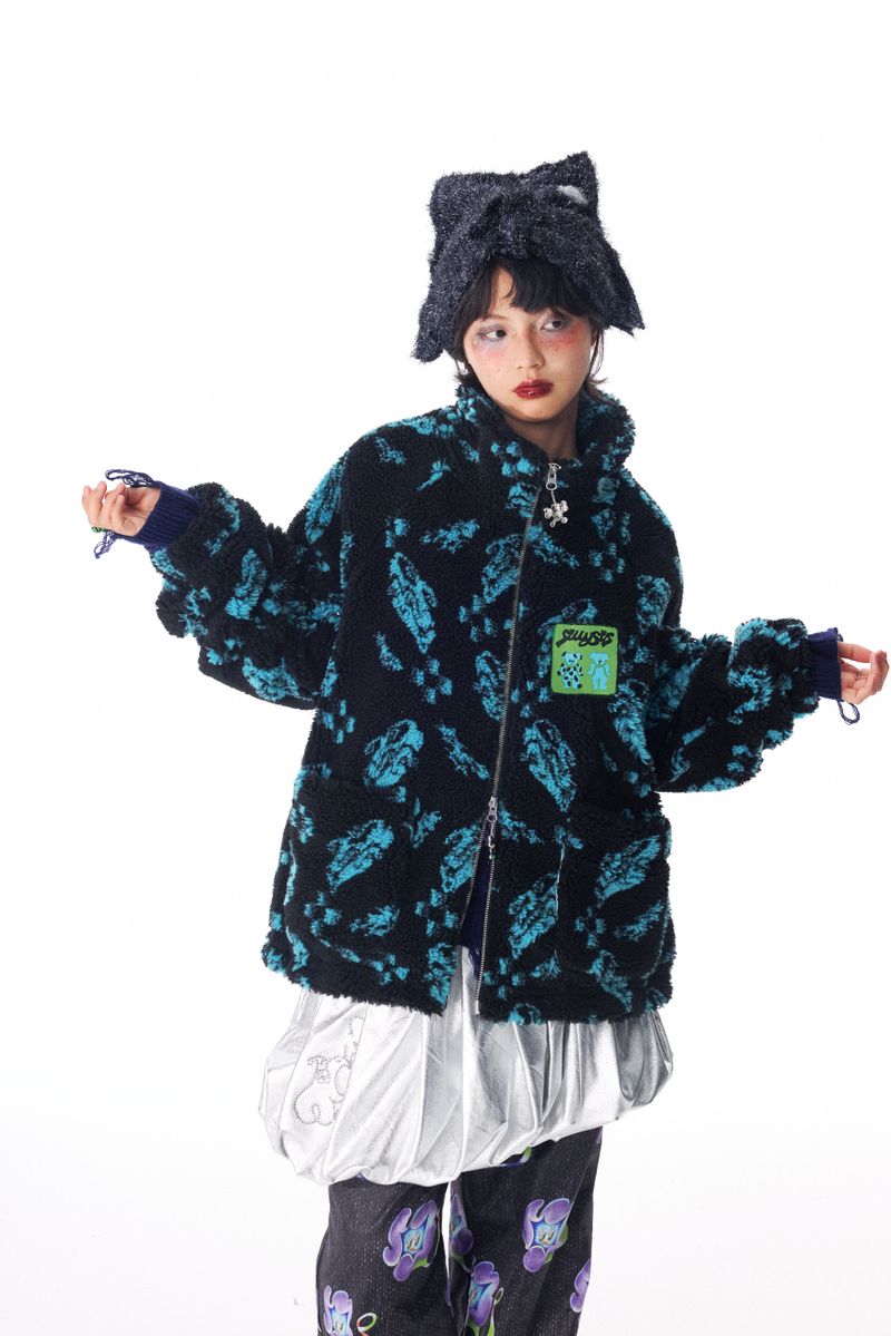 Lamb wool coat
