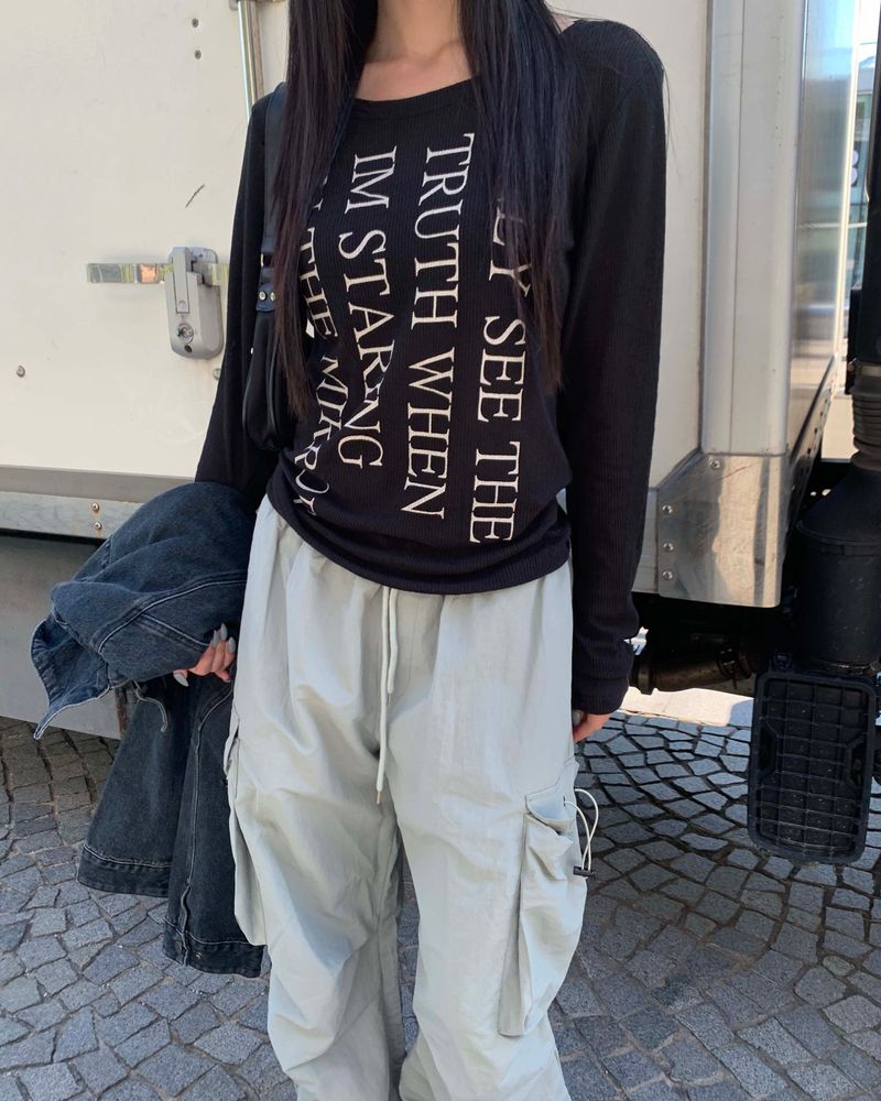 Stopper nylon pants