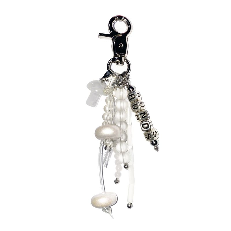 RUNDS(ランド)の「mushroom gemstone keyring (white)(Toys/Key Holders)」