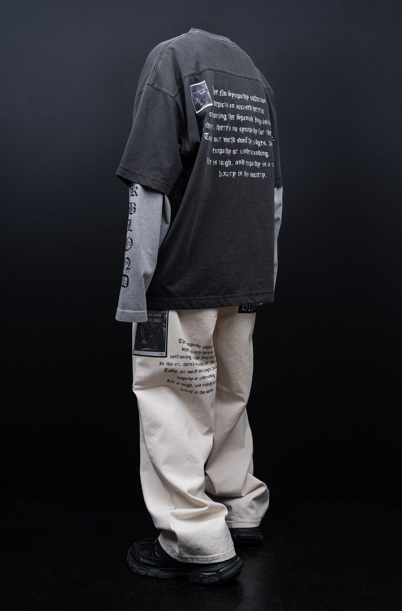 BBD No Sympathy Wide Cotton Pants (Ivory)