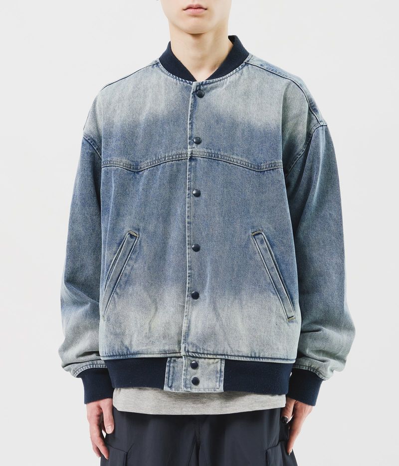 HIFIFNK（ハイファイファンク）の「Lappa Stadium Denim Jacket (2color)（Jackets/Outerwear）」
