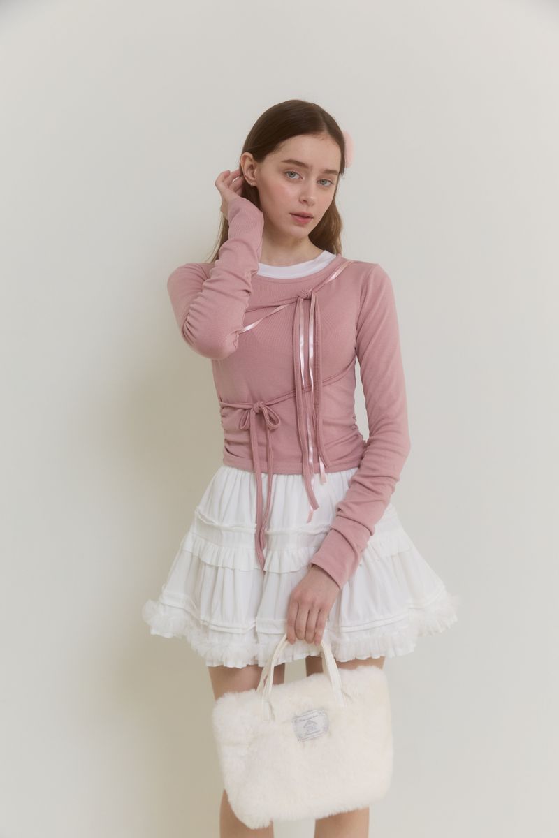 DREAMING BALLET RIBBON TOP