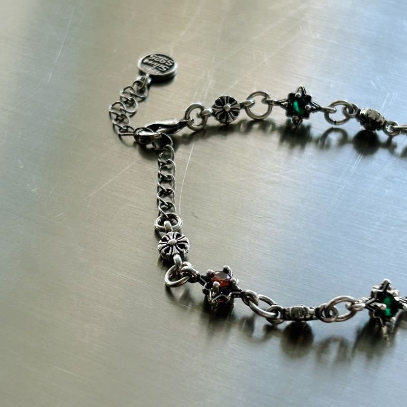 Interlaced Floral Chain Bracelet