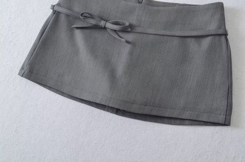 Sovia Ribbon Mini Skirt