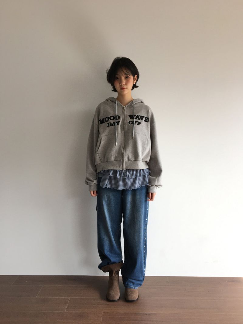 DUGGY(ダギー)の「Billy Stud Wide Denim (Pants)」