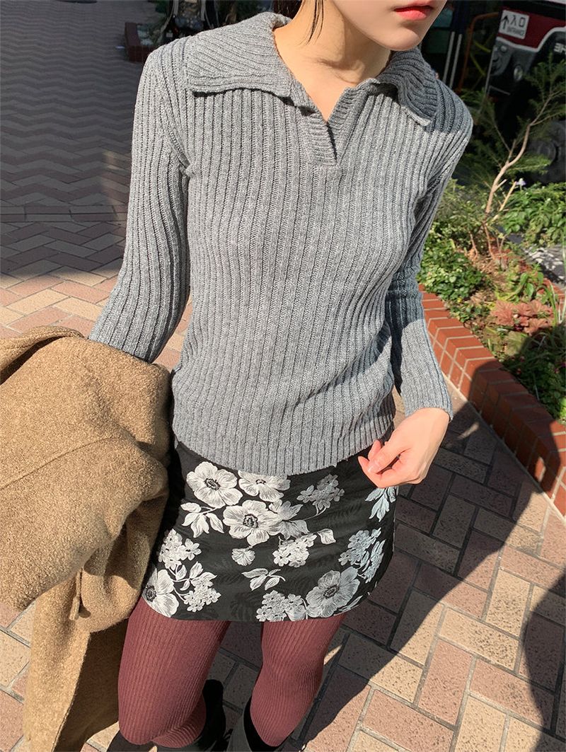 HARRY COLLAR KNIT (4C)