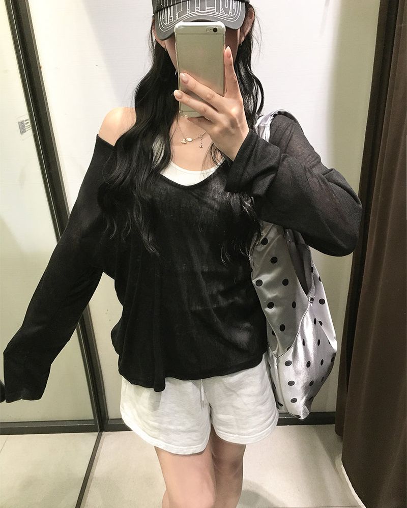 [Layered] Ribbed Halter Sleeveless T-Shirt (5 colors)