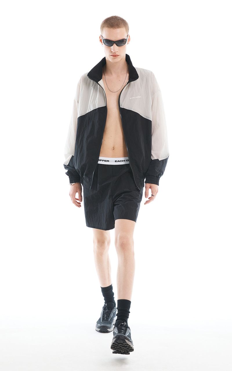 REFLECTIVE WIND BREAKER_BLACK