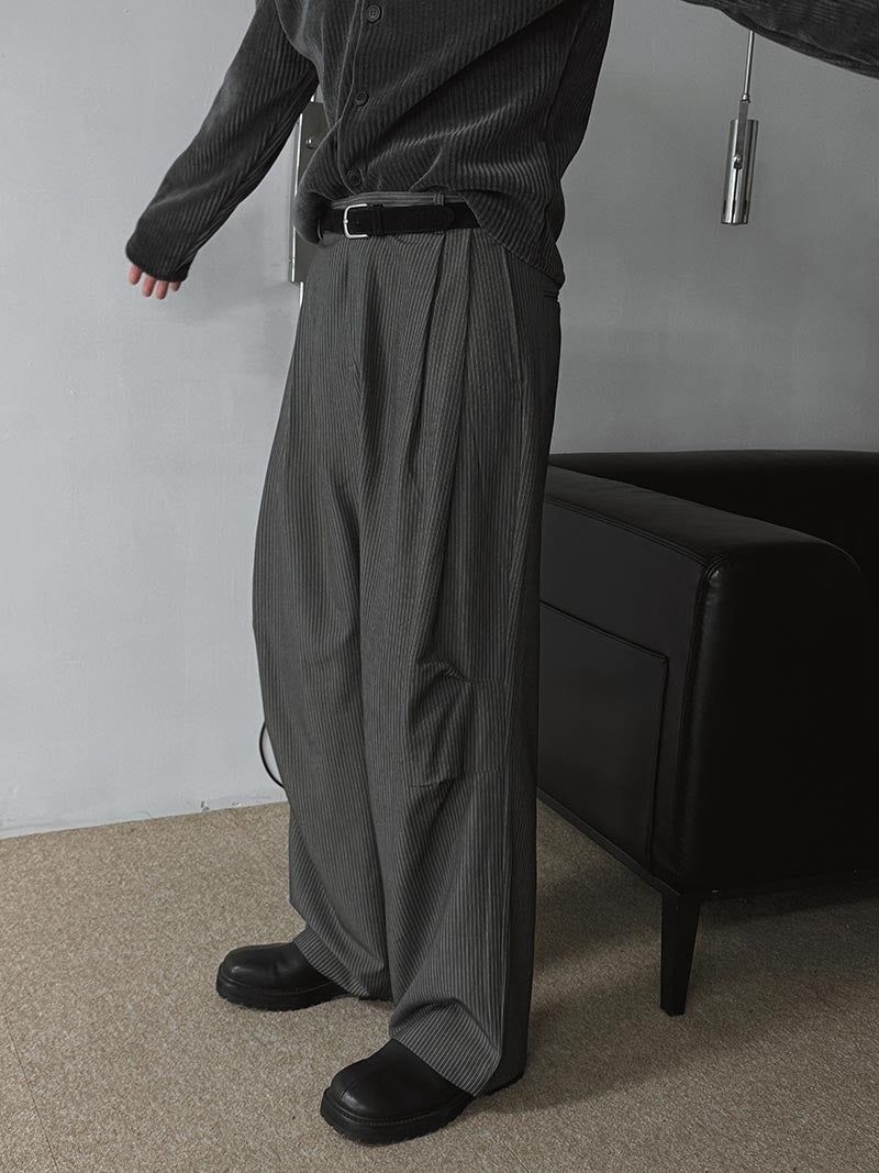 ASCLO（エジュクロ）の「[A-P0010] ピンストライプダーツスラックス (2色)（Pants）」