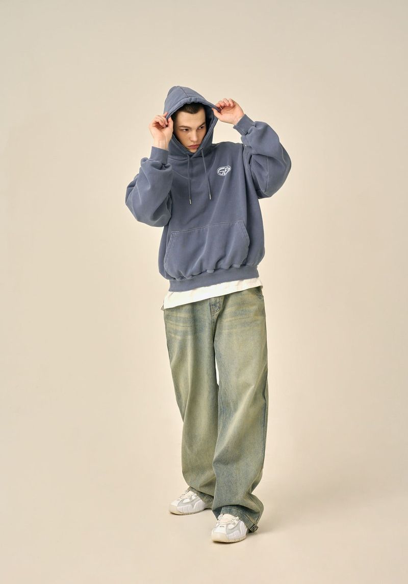 VINTAGE WASHED-OUT DENIM PANTS