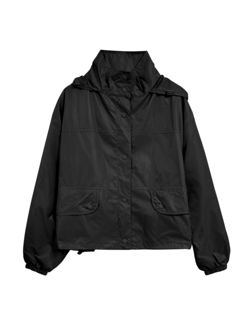 glossy wind jumper (beige)