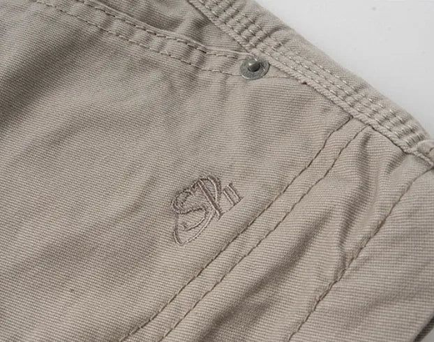 Lauren Roll-Up Cotton Shorts